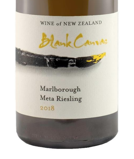 (image for) Blank Canvas "Meta" Late Harvest Riesling 2018 375ml [HH 96]